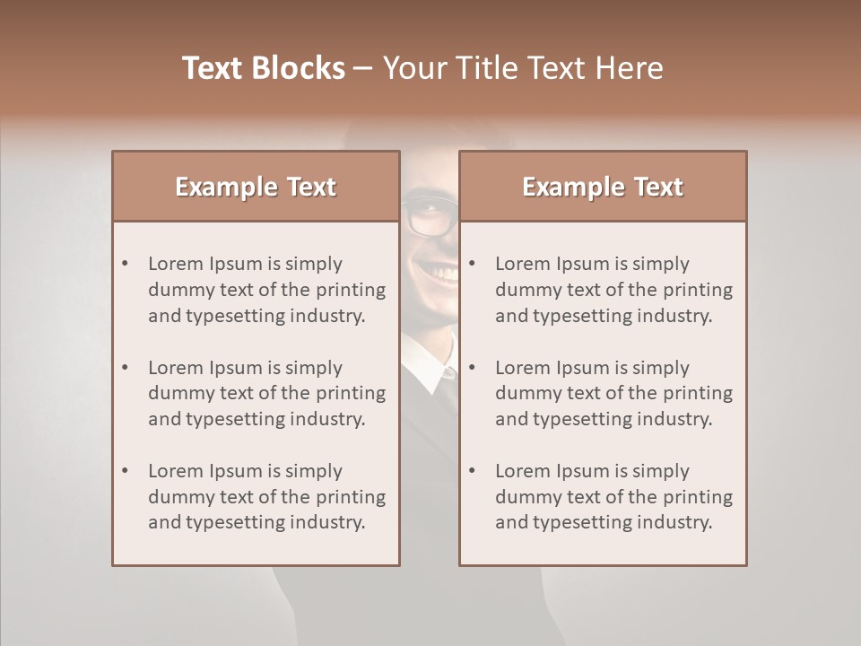 Business Businessman People PowerPoint Template