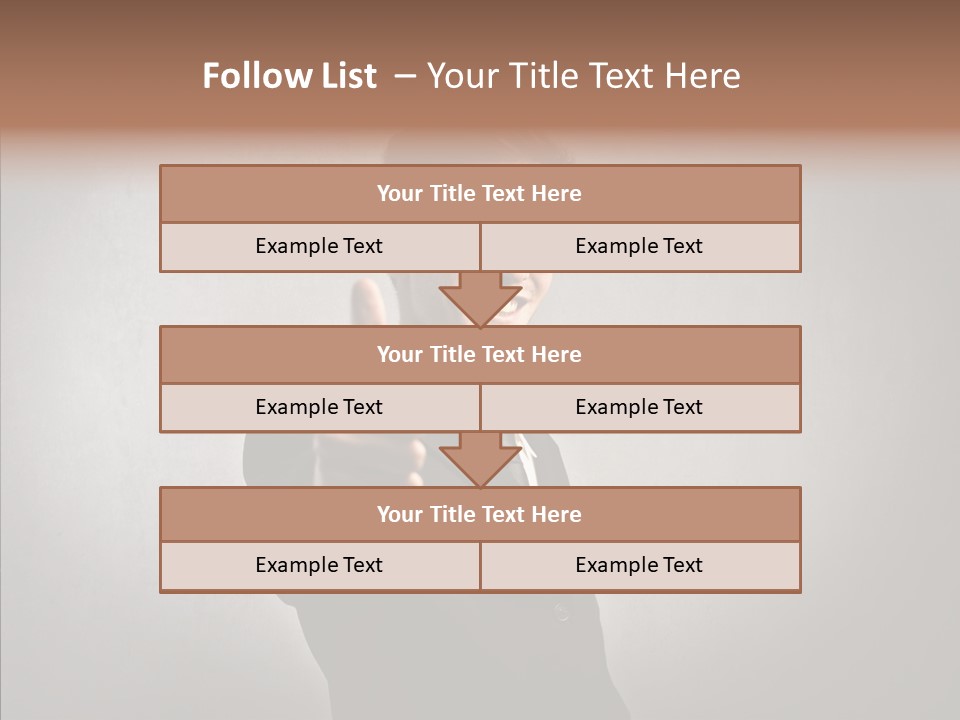 Business Businessman People PowerPoint Template