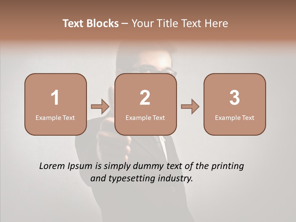 Business Businessman People PowerPoint Template
