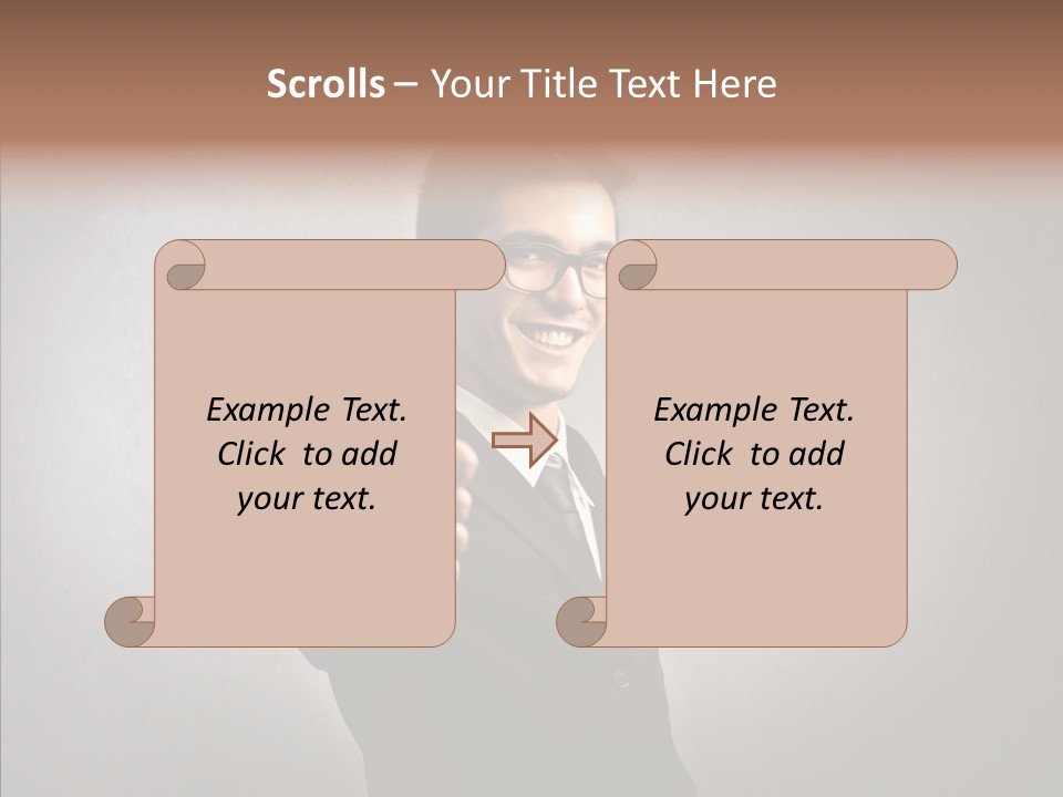 Business Businessman People PowerPoint Template