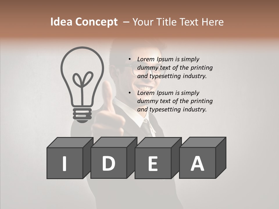 Business Businessman People PowerPoint Template