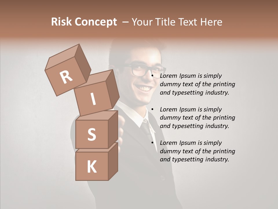 Business Businessman People PowerPoint Template