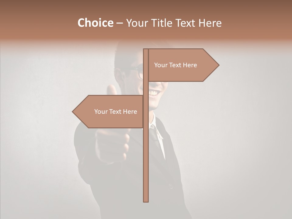 Business Businessman People PowerPoint Template