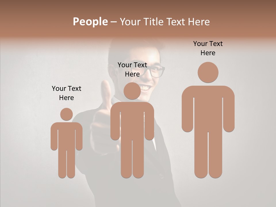 Business Businessman People PowerPoint Template