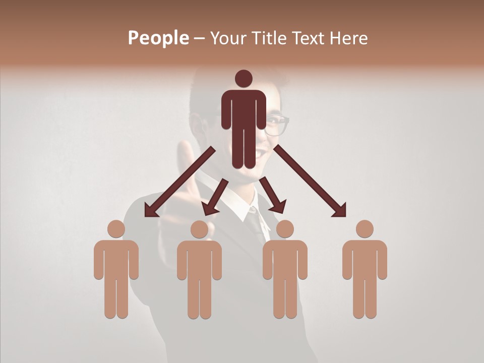 Business Businessman People PowerPoint Template