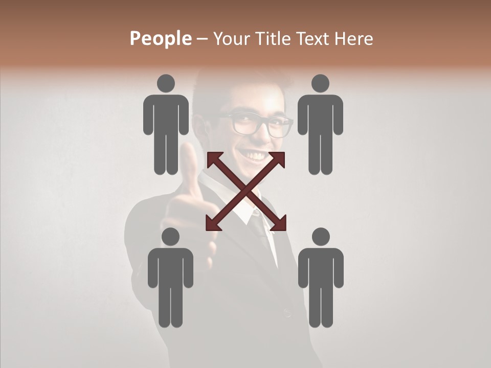 Business Businessman People PowerPoint Template