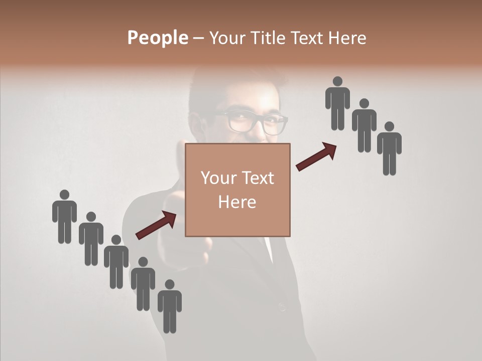 Business Businessman People PowerPoint Template