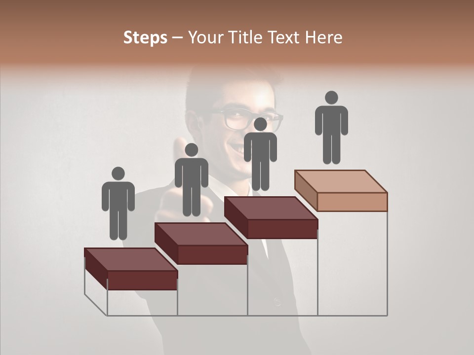 Business Businessman People PowerPoint Template