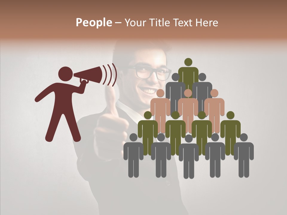 Business Businessman People PowerPoint Template