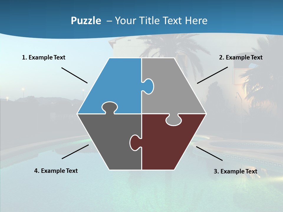 Sun Garden Water PowerPoint Template