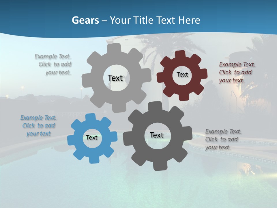 Sun Garden Water PowerPoint Template