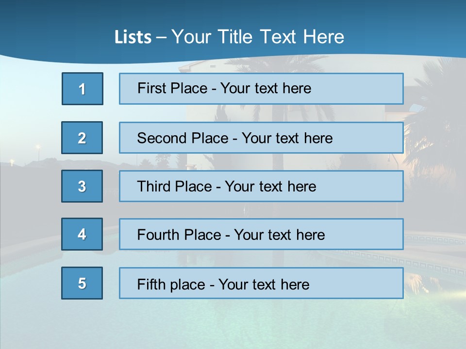 Sun Garden Water PowerPoint Template