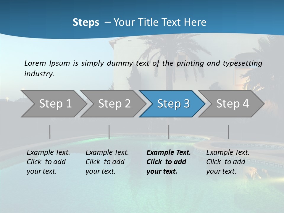 Sun Garden Water PowerPoint Template