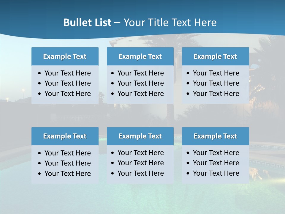 Sun Garden Water PowerPoint Template