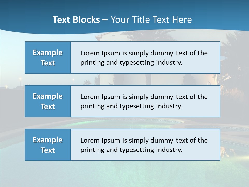 Sun Garden Water PowerPoint Template
