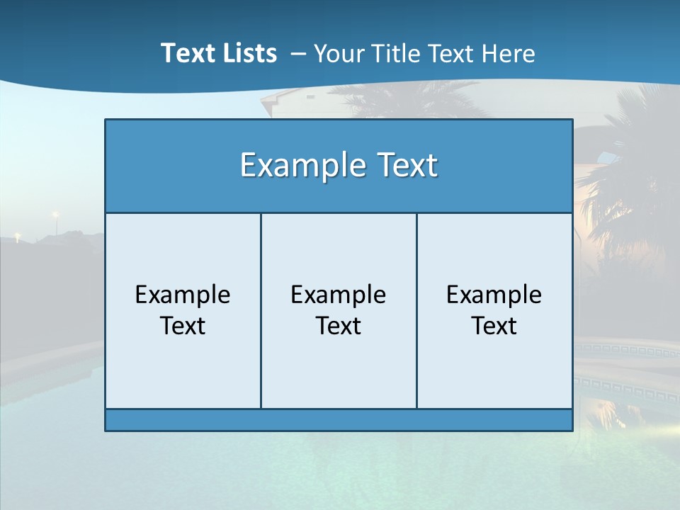 Sun Garden Water PowerPoint Template