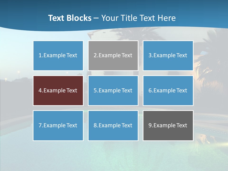 Sun Garden Water PowerPoint Template