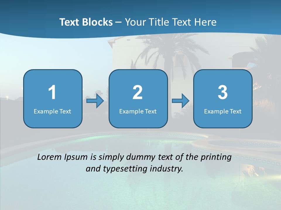 Sun Garden Water PowerPoint Template