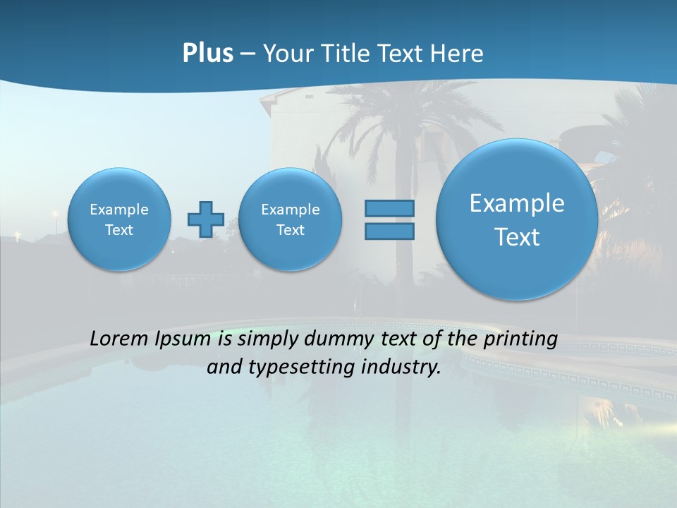 Sun Garden Water PowerPoint Template