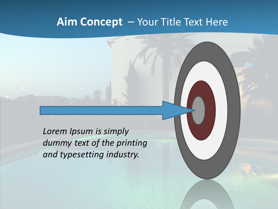 Sun Garden Water PowerPoint Template