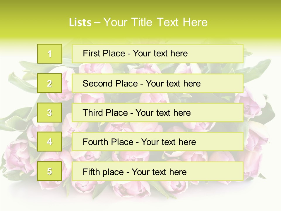Bloom Isolated Blossom PowerPoint Template