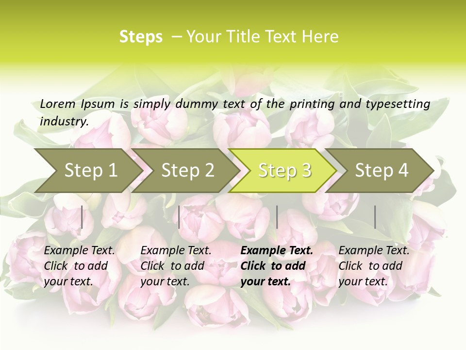 Bloom Isolated Blossom PowerPoint Template
