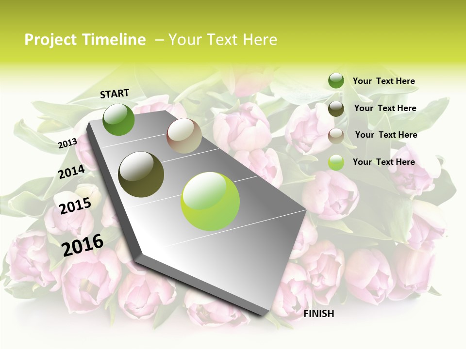 Bloom Isolated Blossom PowerPoint Template
