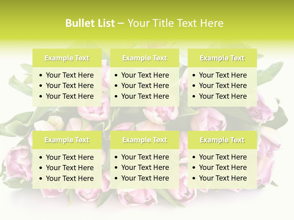 Bloom Isolated Blossom PowerPoint Template