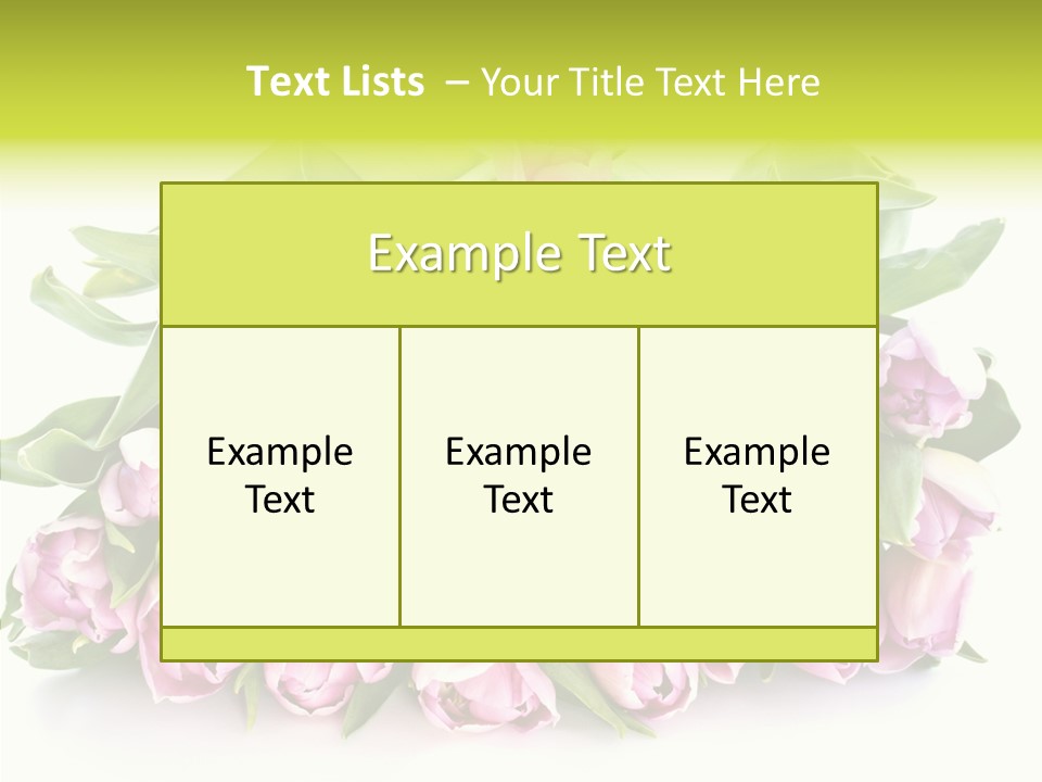 Bloom Isolated Blossom PowerPoint Template