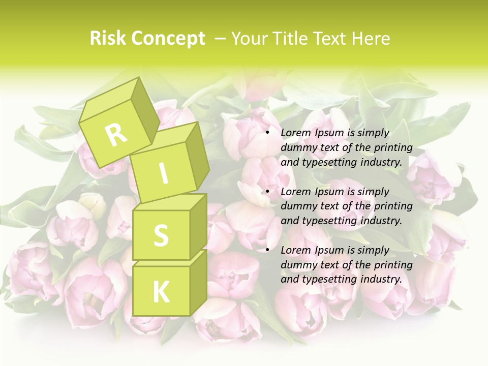 Bloom Isolated Blossom PowerPoint Template