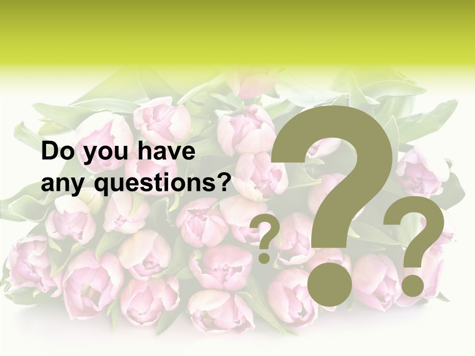 Bloom Isolated Blossom PowerPoint Template