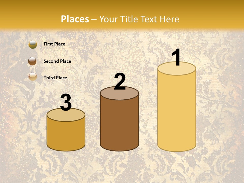 Wallpaper Ornament Texture PowerPoint Template