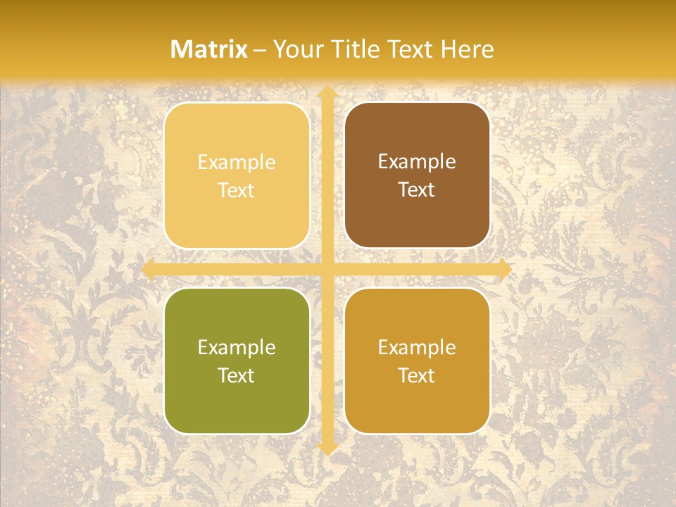 Wallpaper Ornament Texture PowerPoint Template