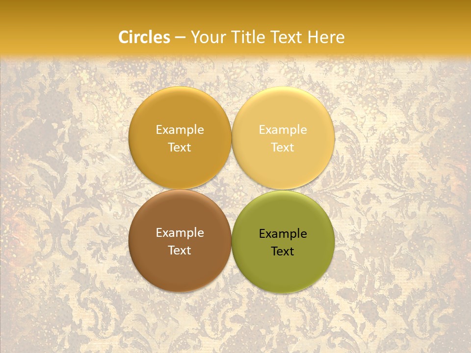 Wallpaper Ornament Texture PowerPoint Template