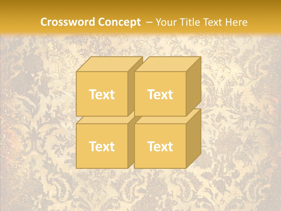 Wallpaper Ornament Texture PowerPoint Template