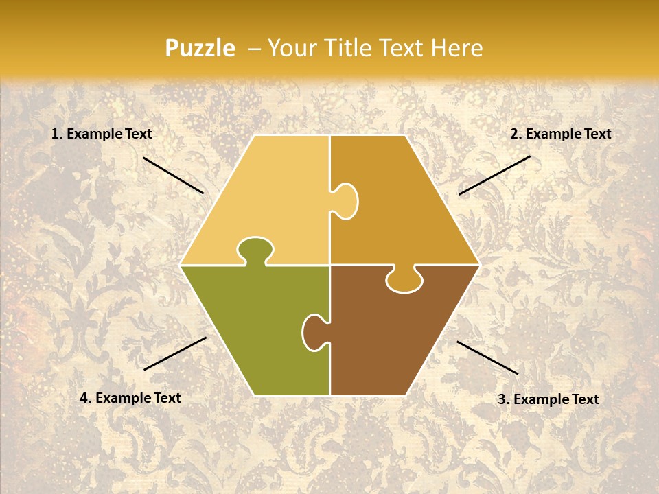 Wallpaper Ornament Texture PowerPoint Template