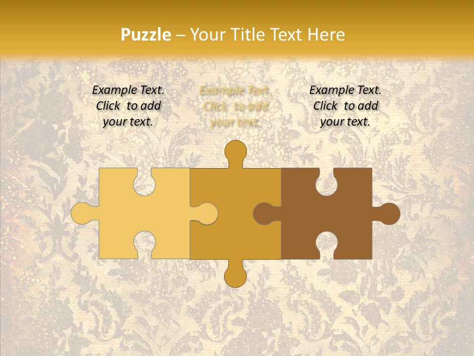 Wallpaper Ornament Texture PowerPoint Template