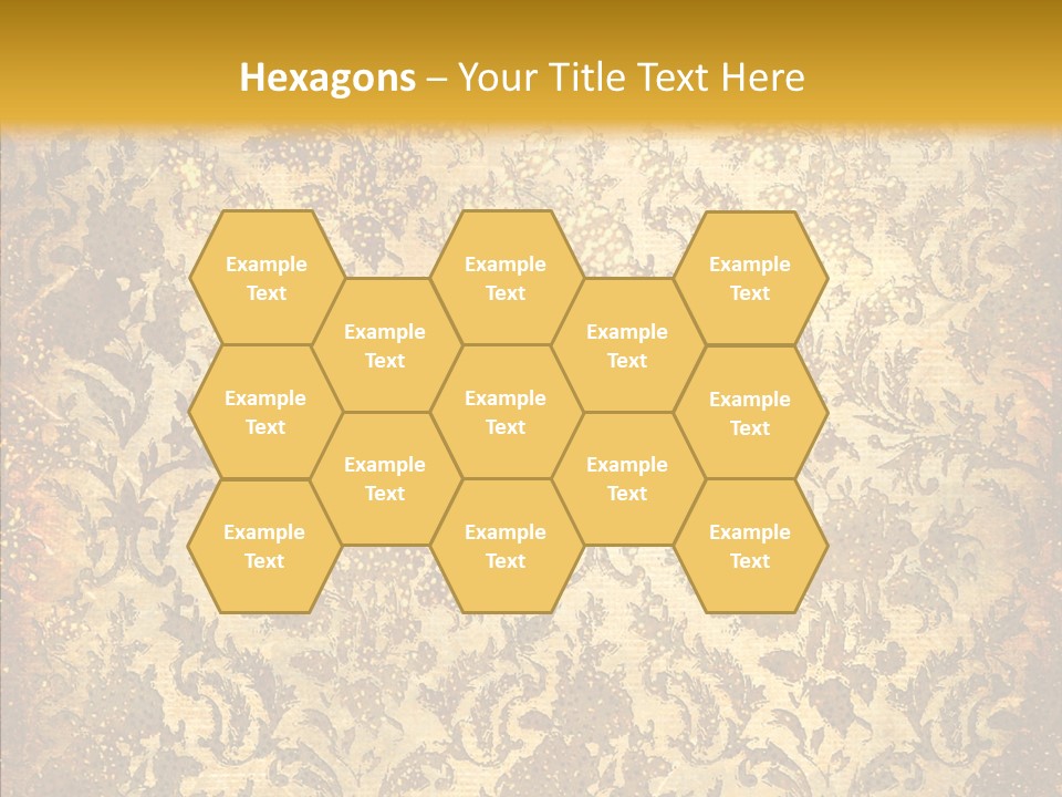 Wallpaper Ornament Texture PowerPoint Template