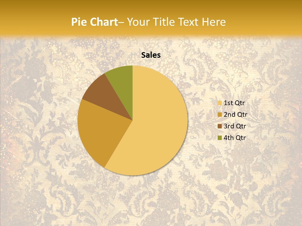 Wallpaper Ornament Texture PowerPoint Template