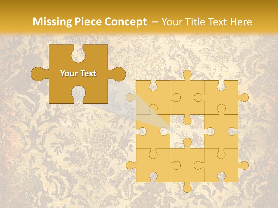 Wallpaper Ornament Texture PowerPoint Template