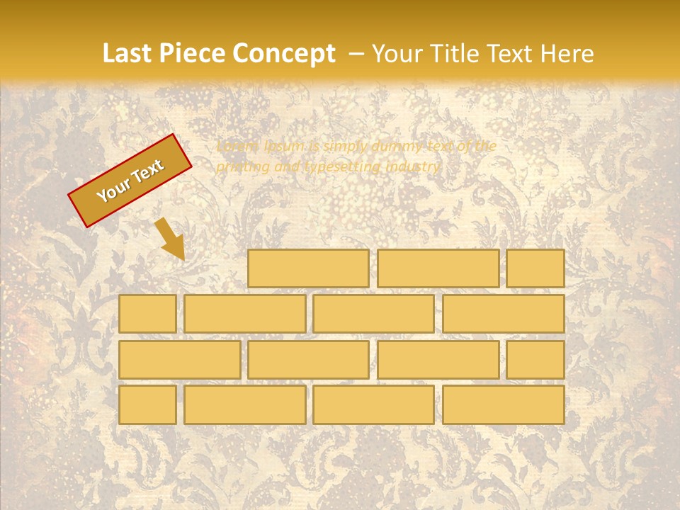 Wallpaper Ornament Texture PowerPoint Template