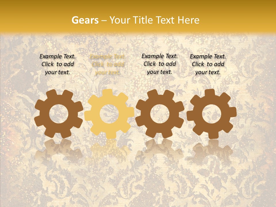 Wallpaper Ornament Texture PowerPoint Template