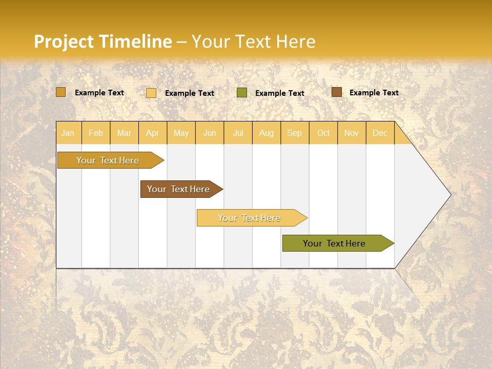 Wallpaper Ornament Texture PowerPoint Template