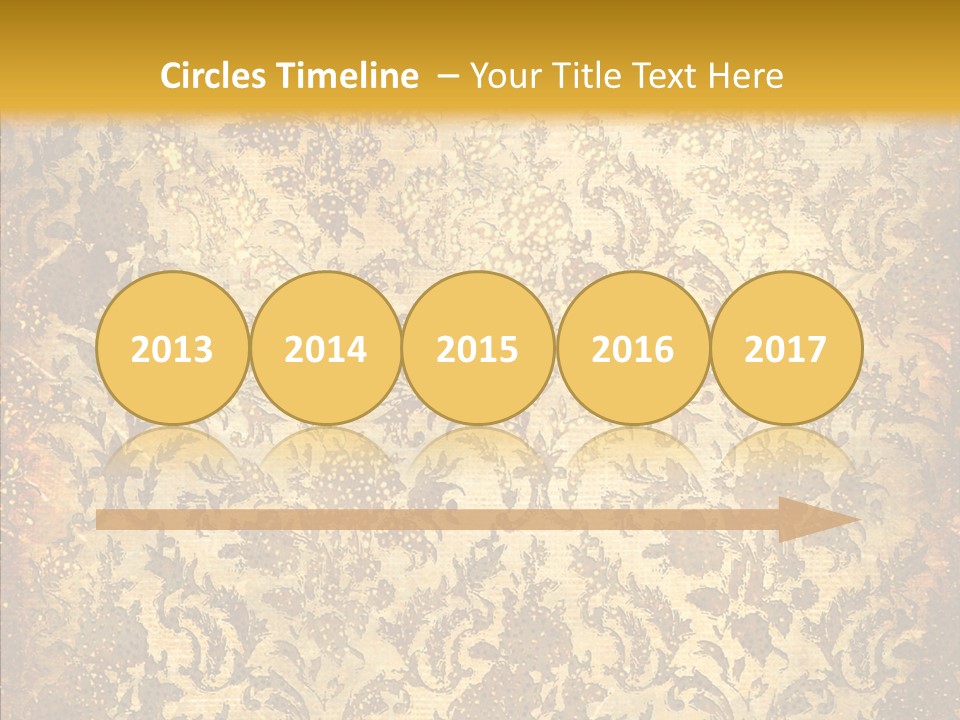 Wallpaper Ornament Texture PowerPoint Template