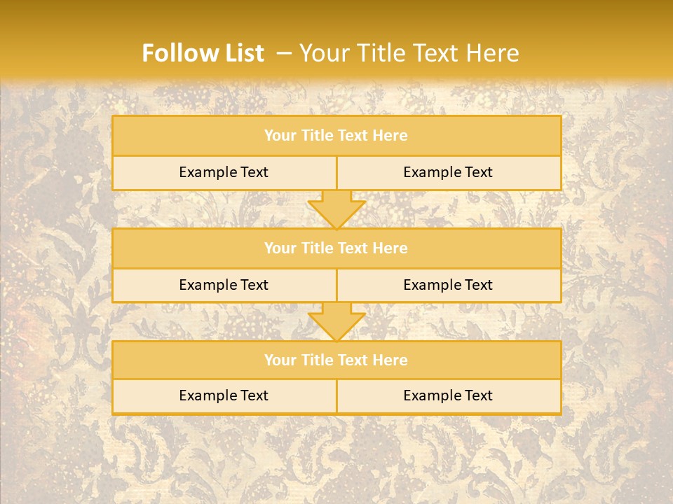 Wallpaper Ornament Texture PowerPoint Template