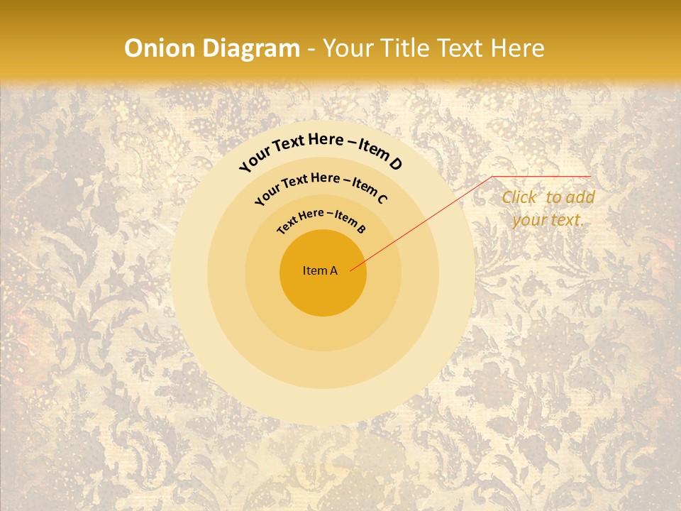 Wallpaper Ornament Texture PowerPoint Template