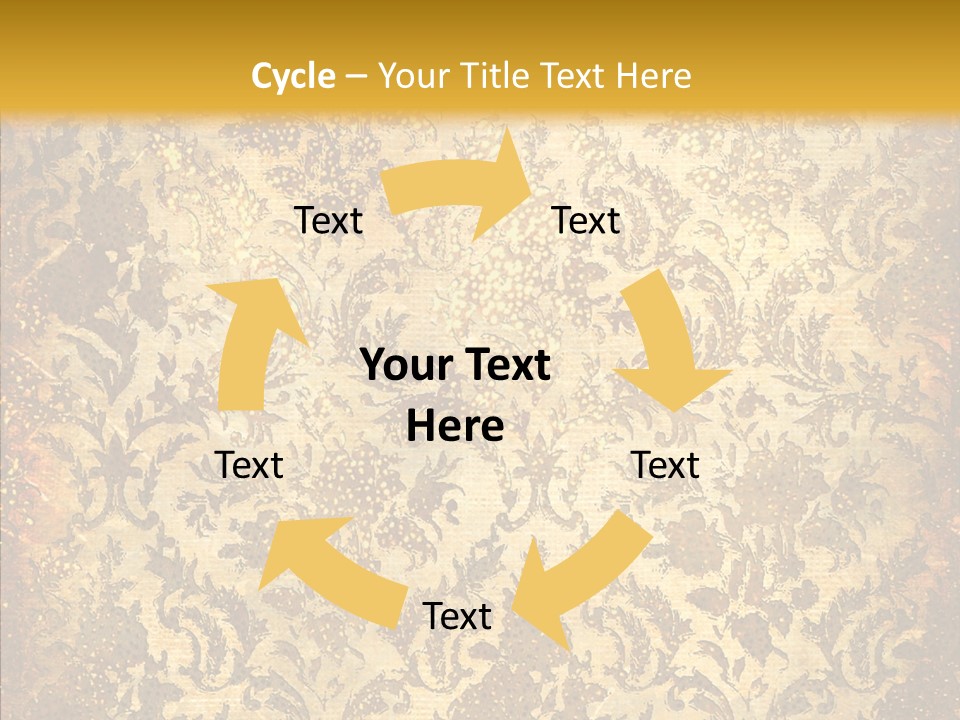 Wallpaper Ornament Texture PowerPoint Template