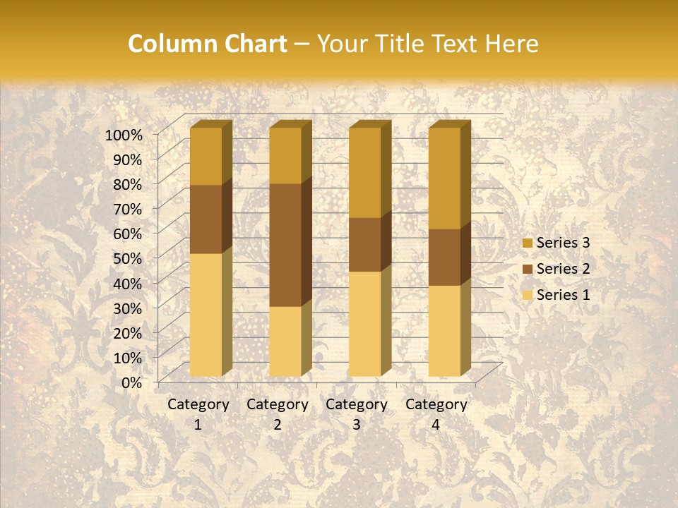 Wallpaper Ornament Texture PowerPoint Template