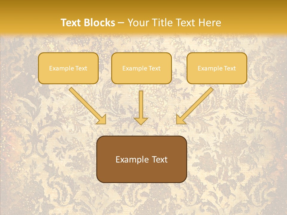 Wallpaper Ornament Texture PowerPoint Template