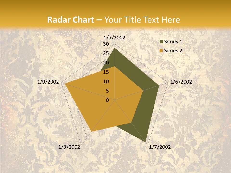 Wallpaper Ornament Texture PowerPoint Template